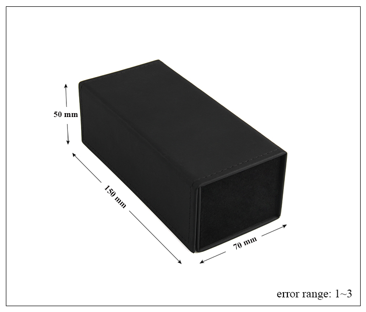 PVC and velvet sunglasses box